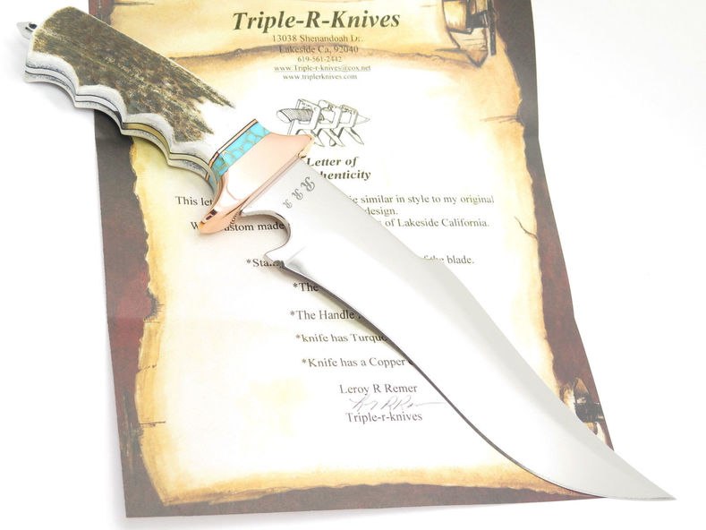Custom RRR Subhilt Style Bowie - Made for ePrague Knives